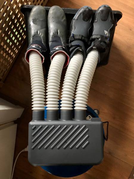 A COzziMO shoe dryer installed in THE HAGUE, Netherlands