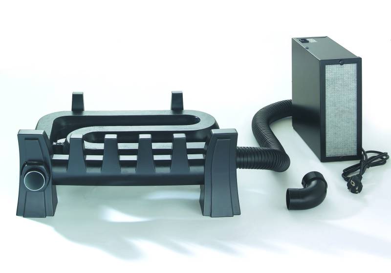 The EQUATAIR heat recovery unit with its LOG GUARD support