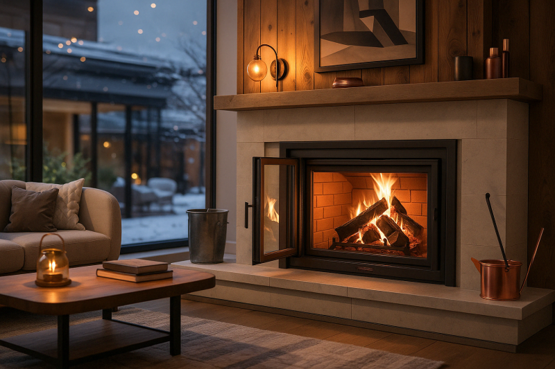 What benefits to expect from an economical heat recovery system for fireplace or stove ?