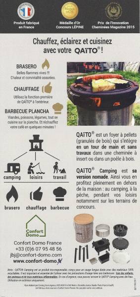 Simple and ingenious, the QAÏTO Camping is more than just a barbecue