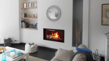 Brisach wood-burning fireplace Installed in Vannes (44)