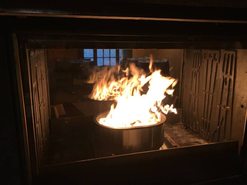 Pellet burner Q30 in Italy