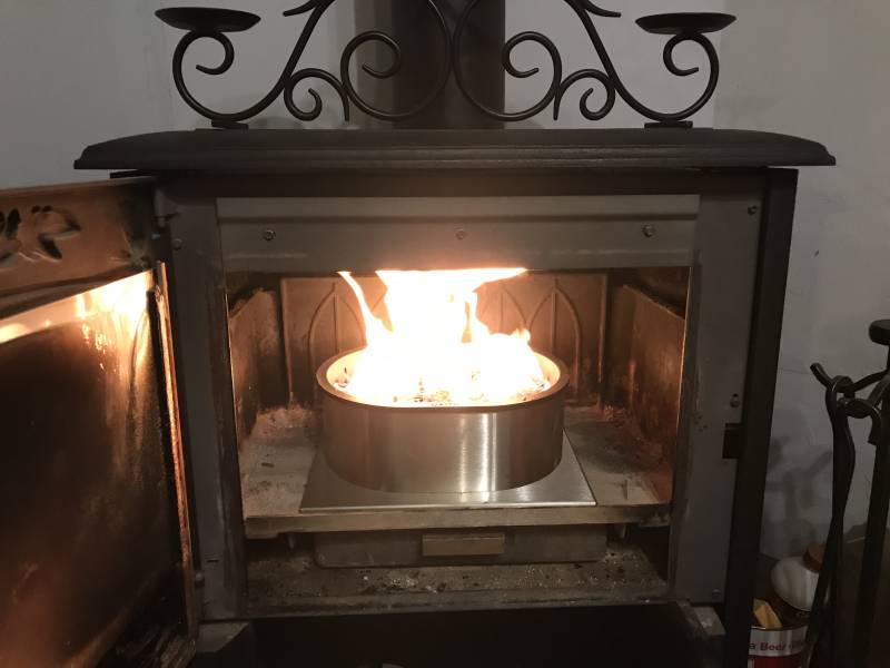 QAÏTO Q30 in a wood stove