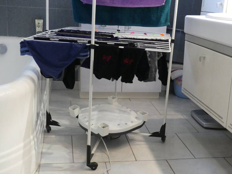 ECOSEC ventilates and dries all your laundry