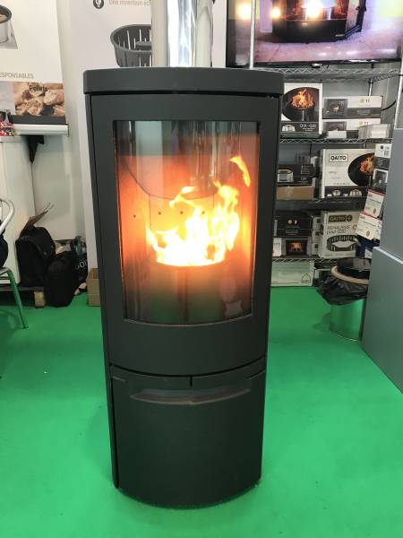 Q20 in the Atlas wood stove from TURBO FONTE